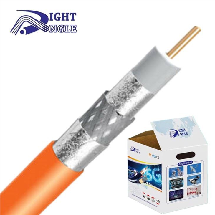 Rg6 Coaxial Tv Cable Factory Supply Communication Line